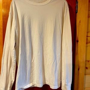 Long sleeve white t-shirt XL